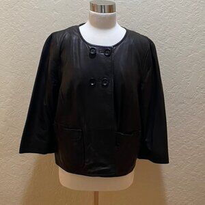 Classiques Enter black leather jacket XL